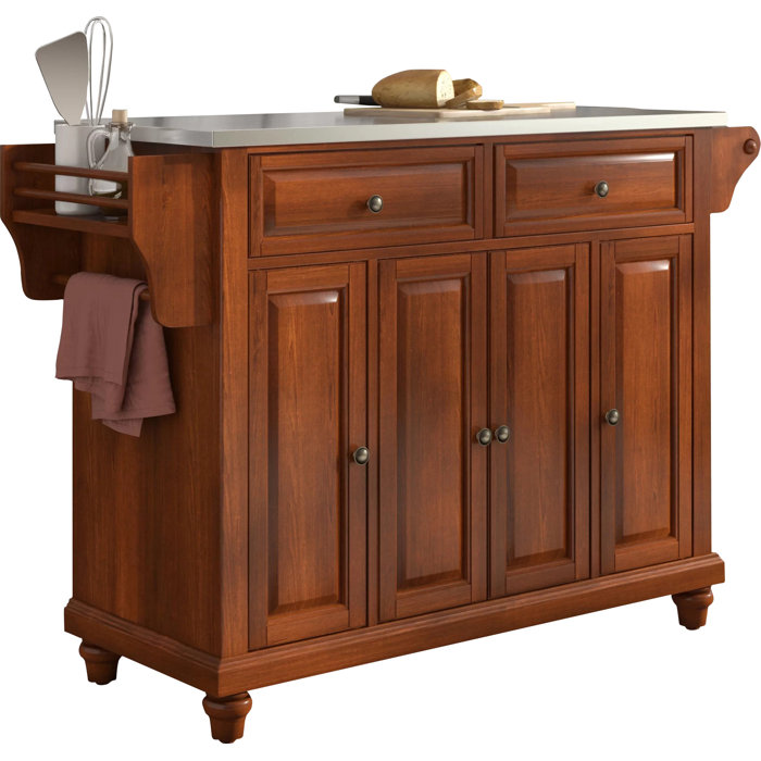 Three Posts™ Haslingden Kitchen Island & Reviews Wayfair